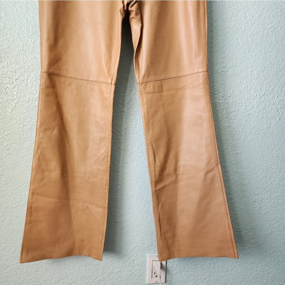 Hugo Buscati the upscale minimalist leather flare pants - Picture 3 of 16